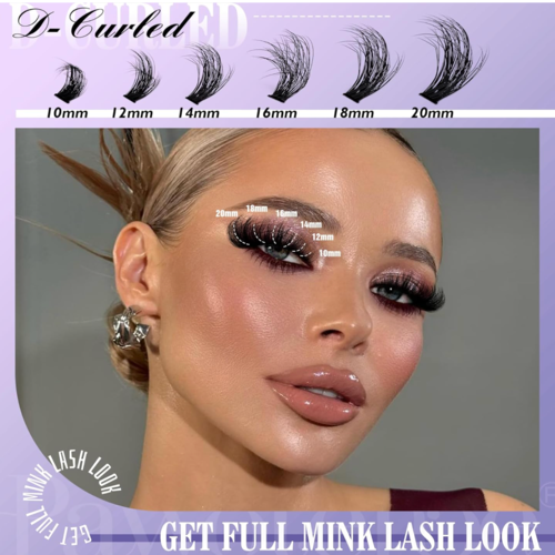 Mega Volume 80D High Density Cluster eye lashes