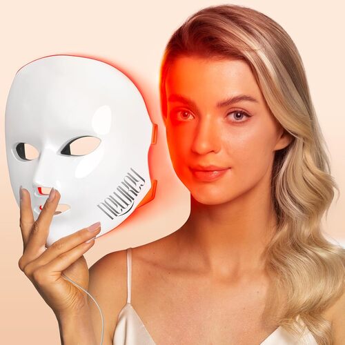 Light Therapy Mask: Red/Blue/Yellow/Green LEDs